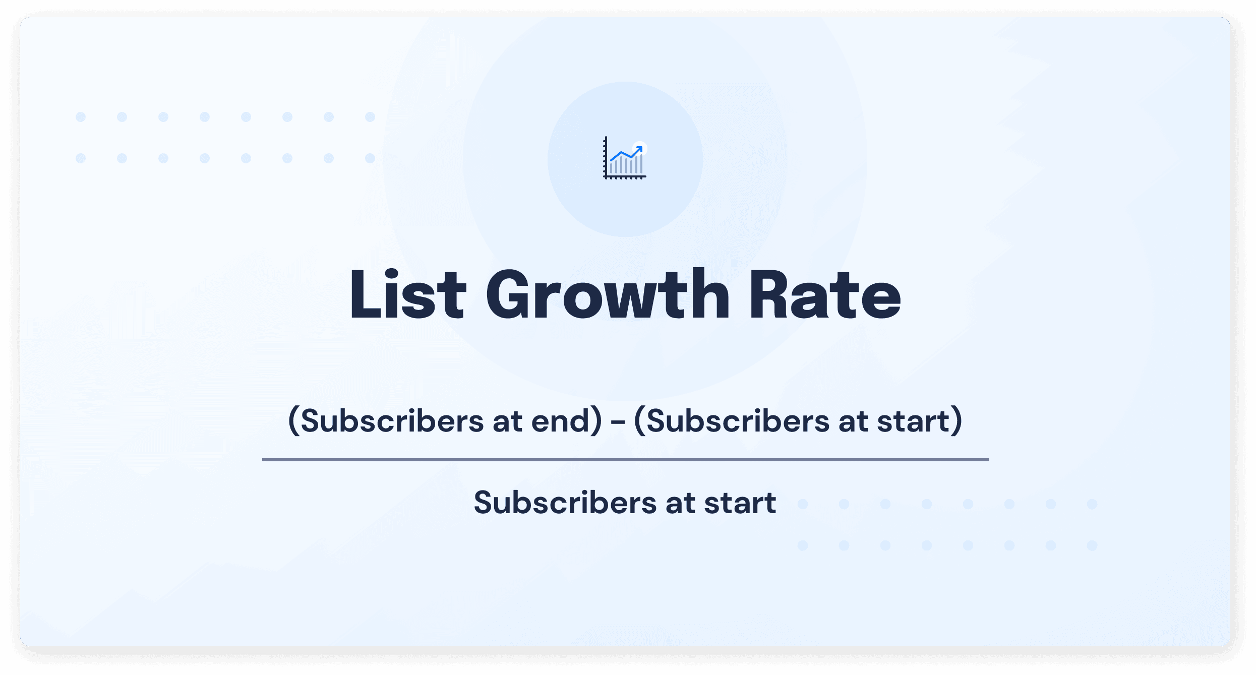 List Growth Rate - SMS Metric (KPI)