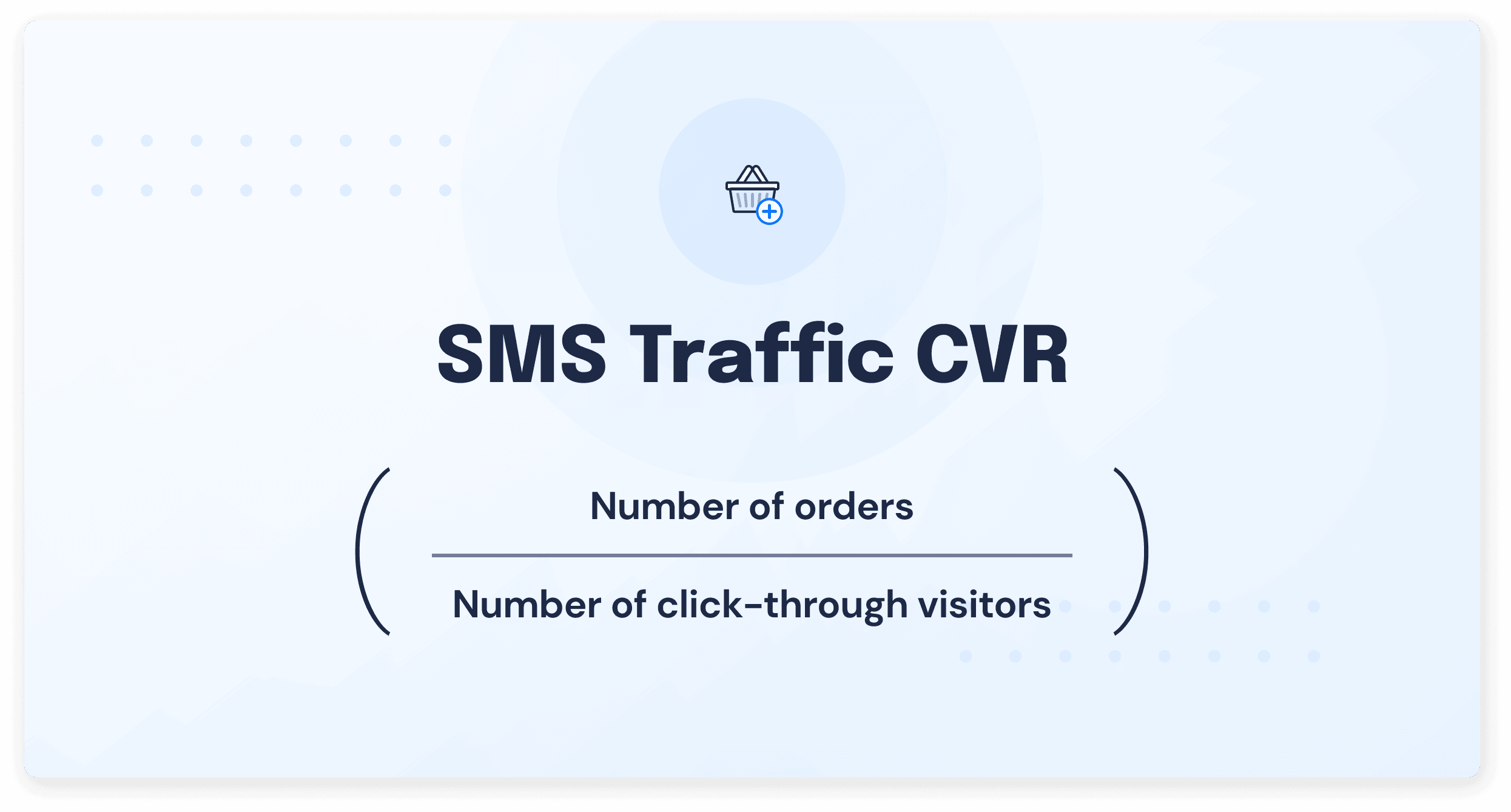 Traffic Conversion Rate - SMS Metric