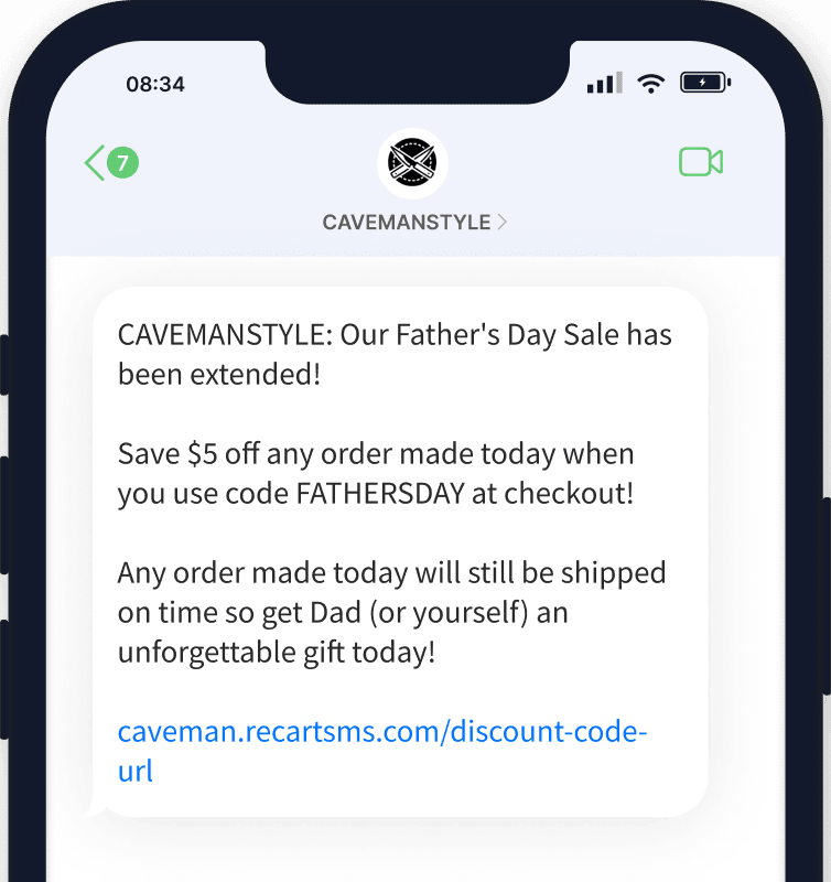 Father’s Day SMS Sale Extended - Cavemanstyle