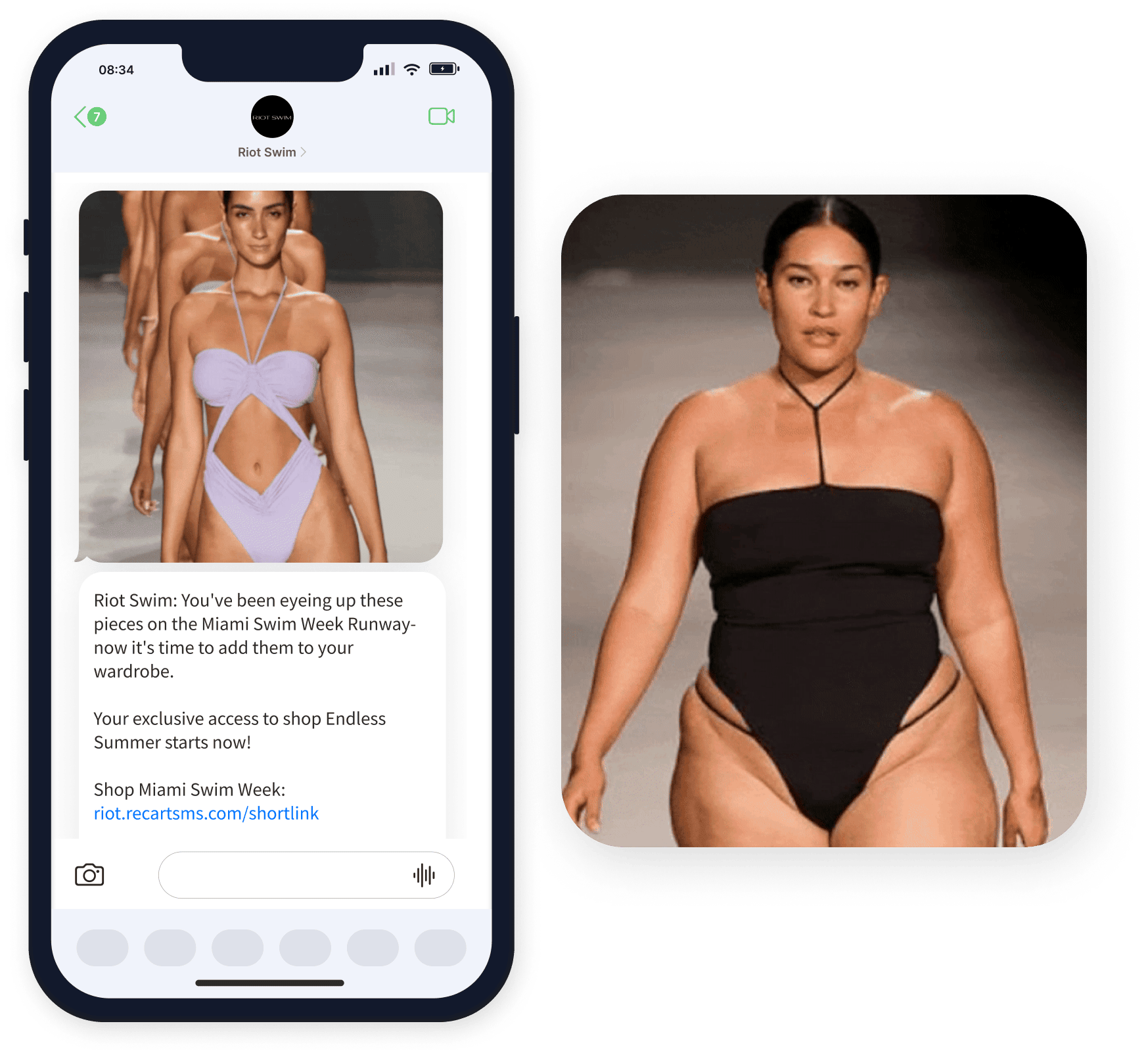 Riot Swim’s Trendy Text Message Update