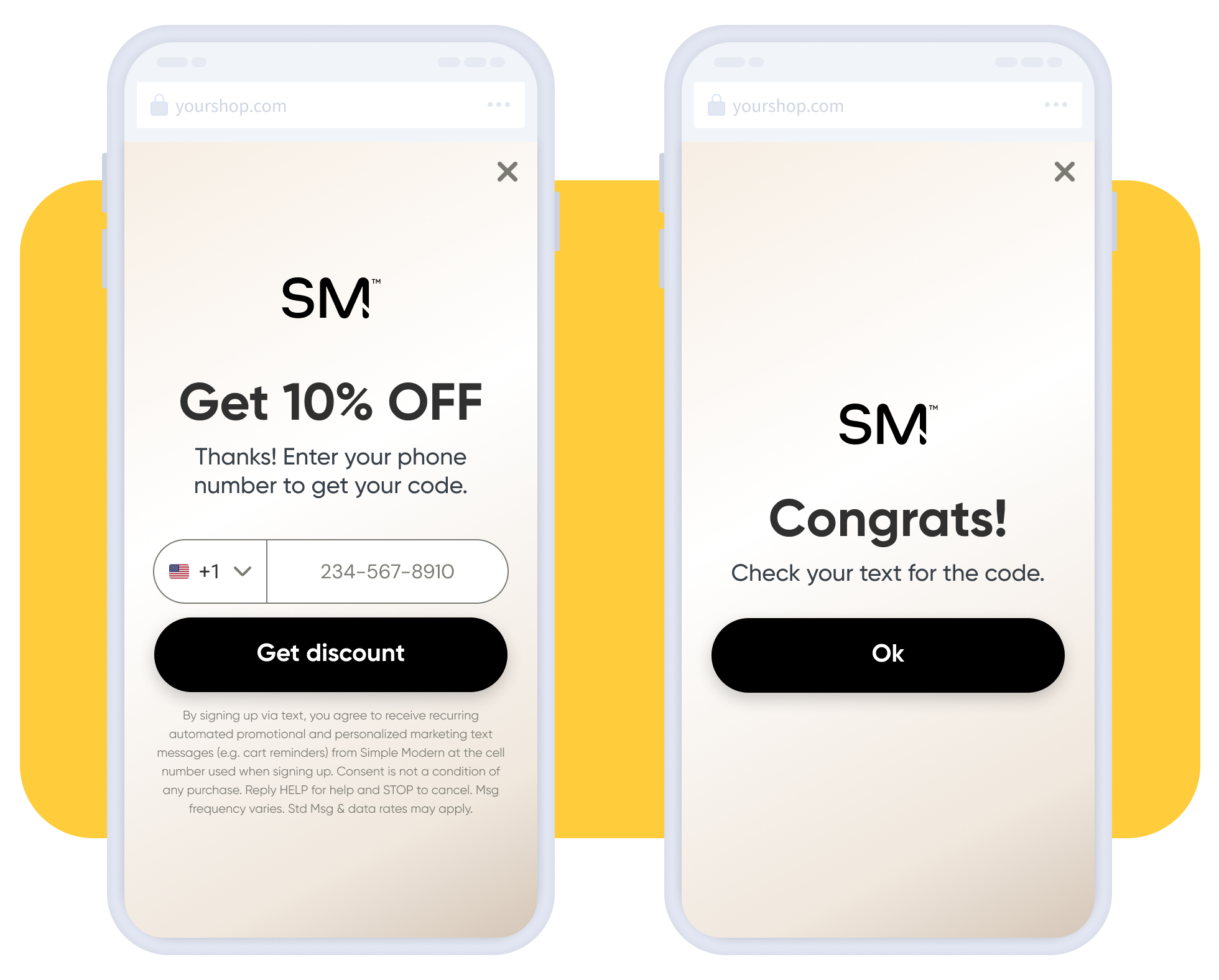 SMS Subscriptions: Single Opt-In