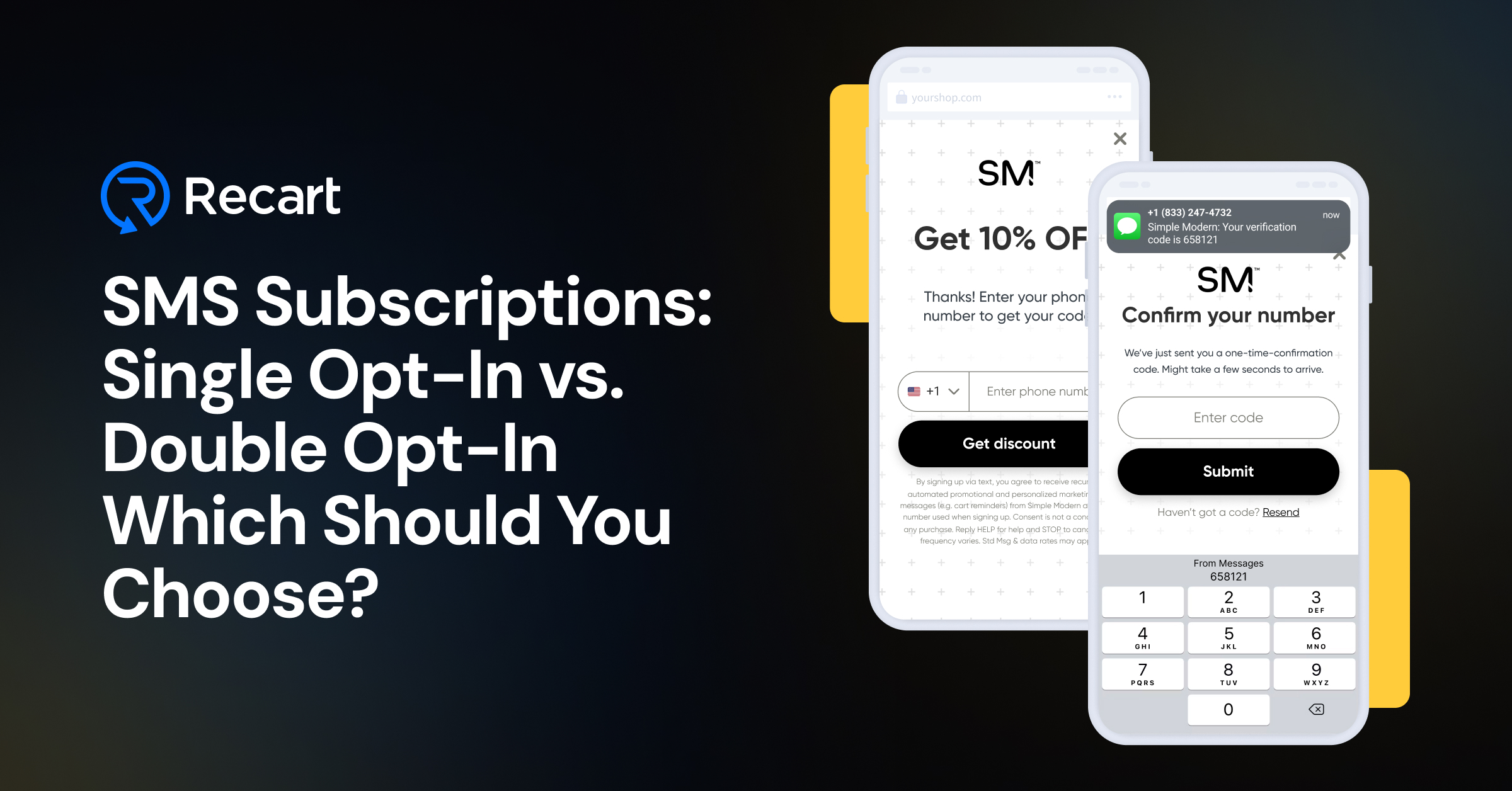 SMS Subscriptions: Single Opt-In vs. Double Opt-In - Which Should You Choose?